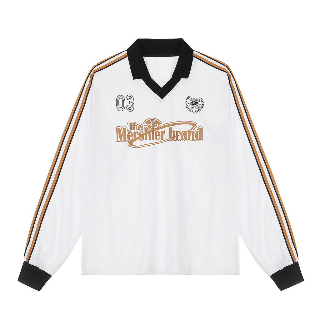 Mershier three-bar V-neck long sleeve Jersey