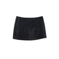 Nariele High Waist Slim Solid Corduroy Short Skirt