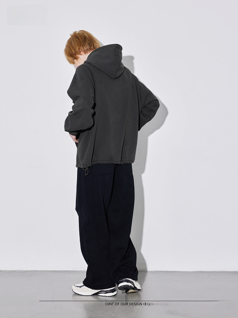 UNF 420g Asian Loose Ribbon with Tighteners Hoodie