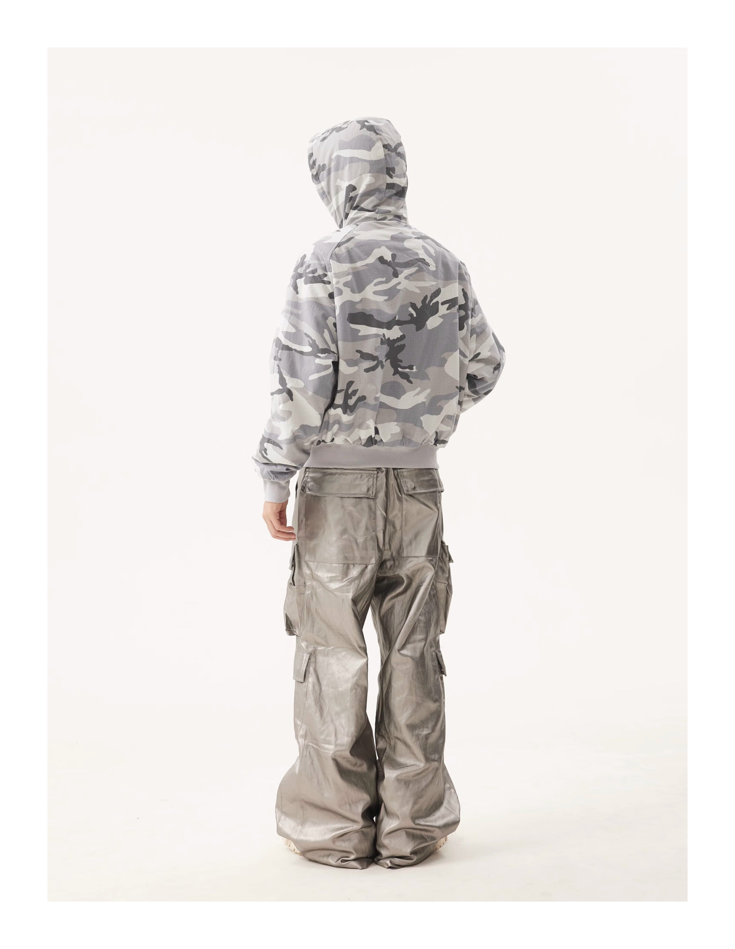 BTSG Wasteland Tactical Camouflage thick imitation rabbit Jacket