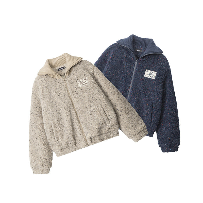 Nariele American Vintage Polar Wool Fleece Cotton Jacket