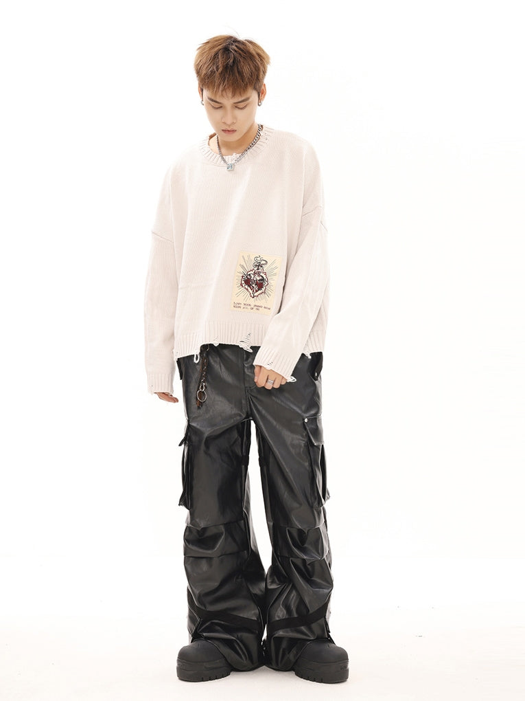 BTSG American Cargo Pants Wide-Leg