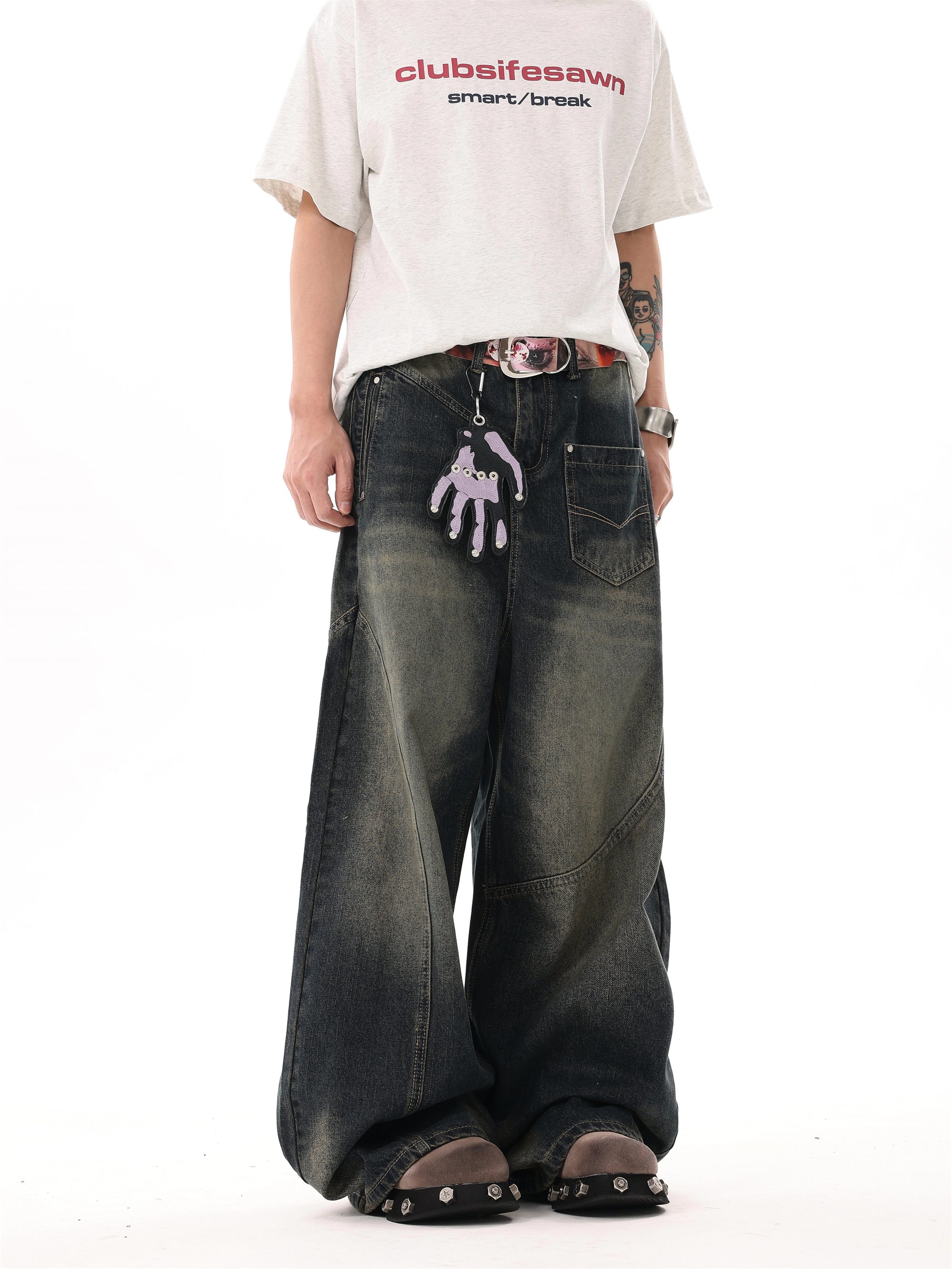 BTSG's American Retro Structure, Split Bone Design, Jeans