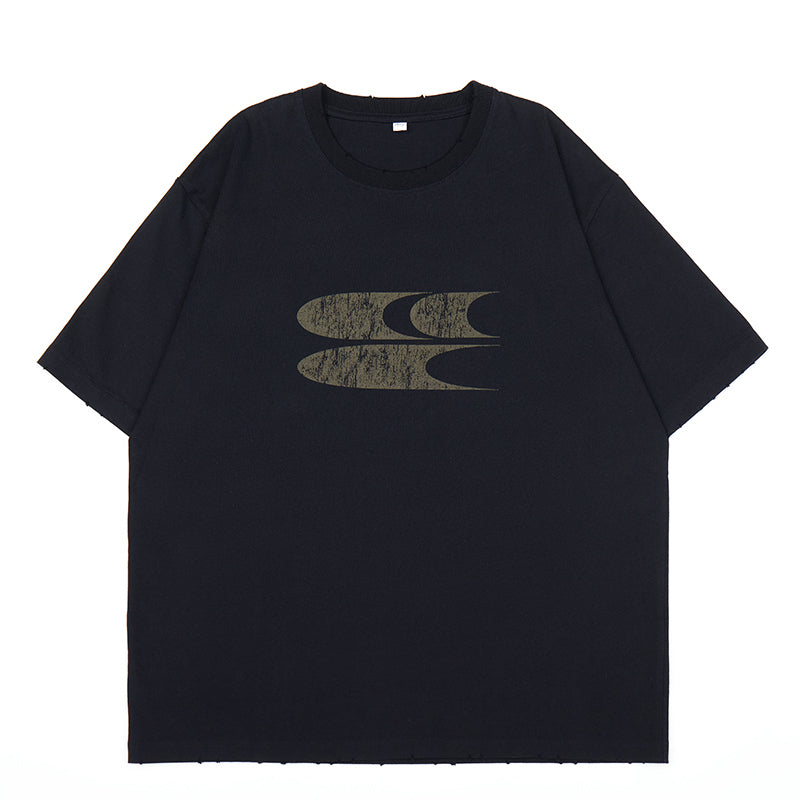 CryingCenter cracked ccc logo Tee