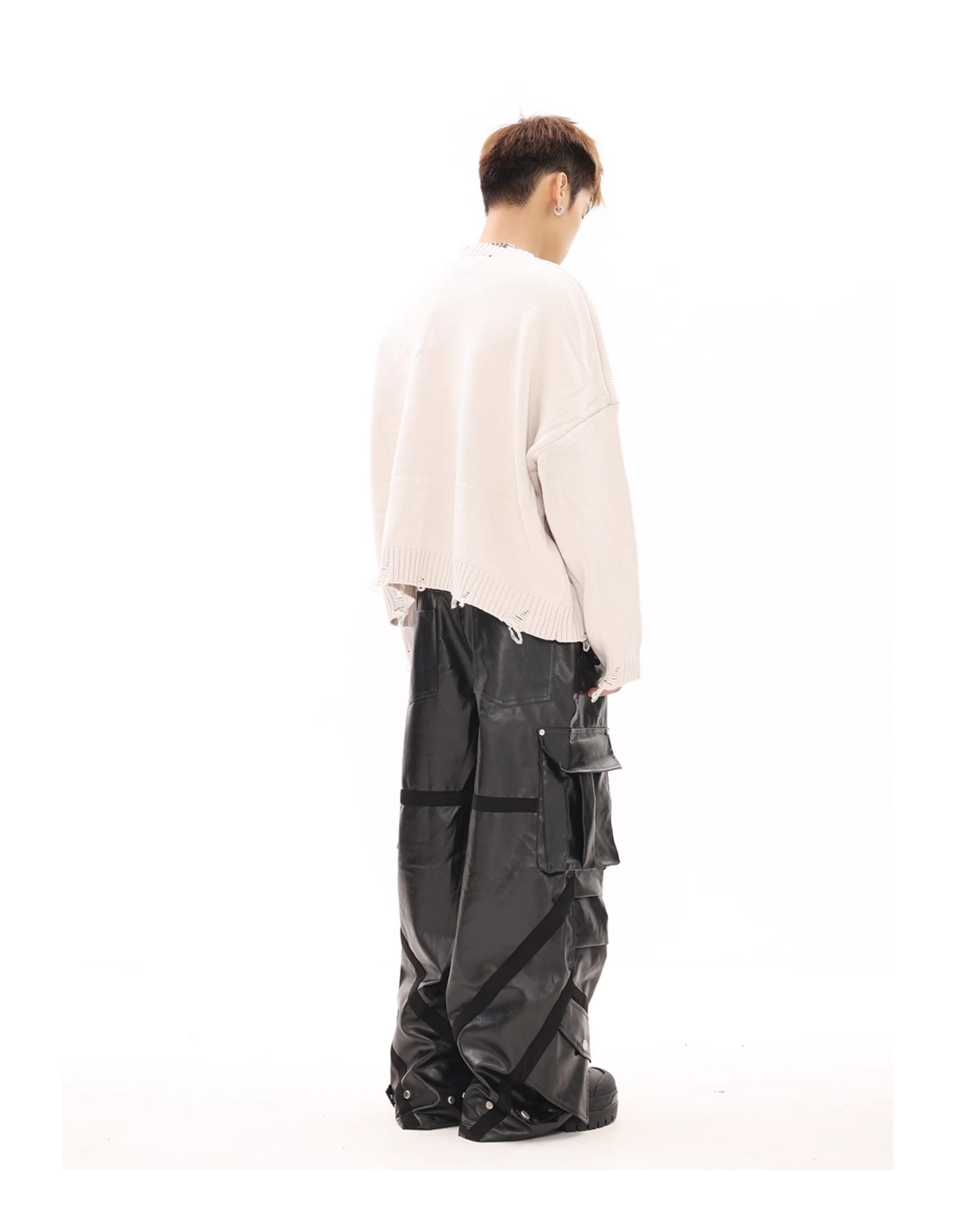 BTSG American Cargo Pants Wide-Leg