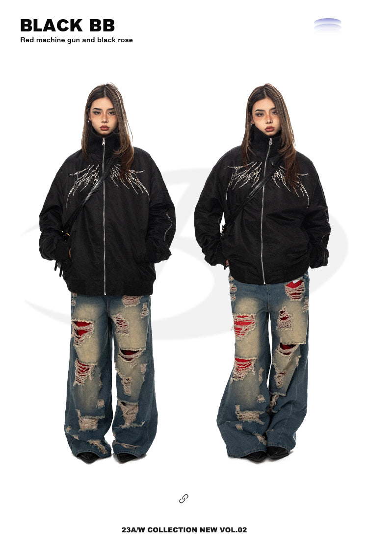 BLACKBB American Vintage Heavy Industry Willow Zip Up Jacket