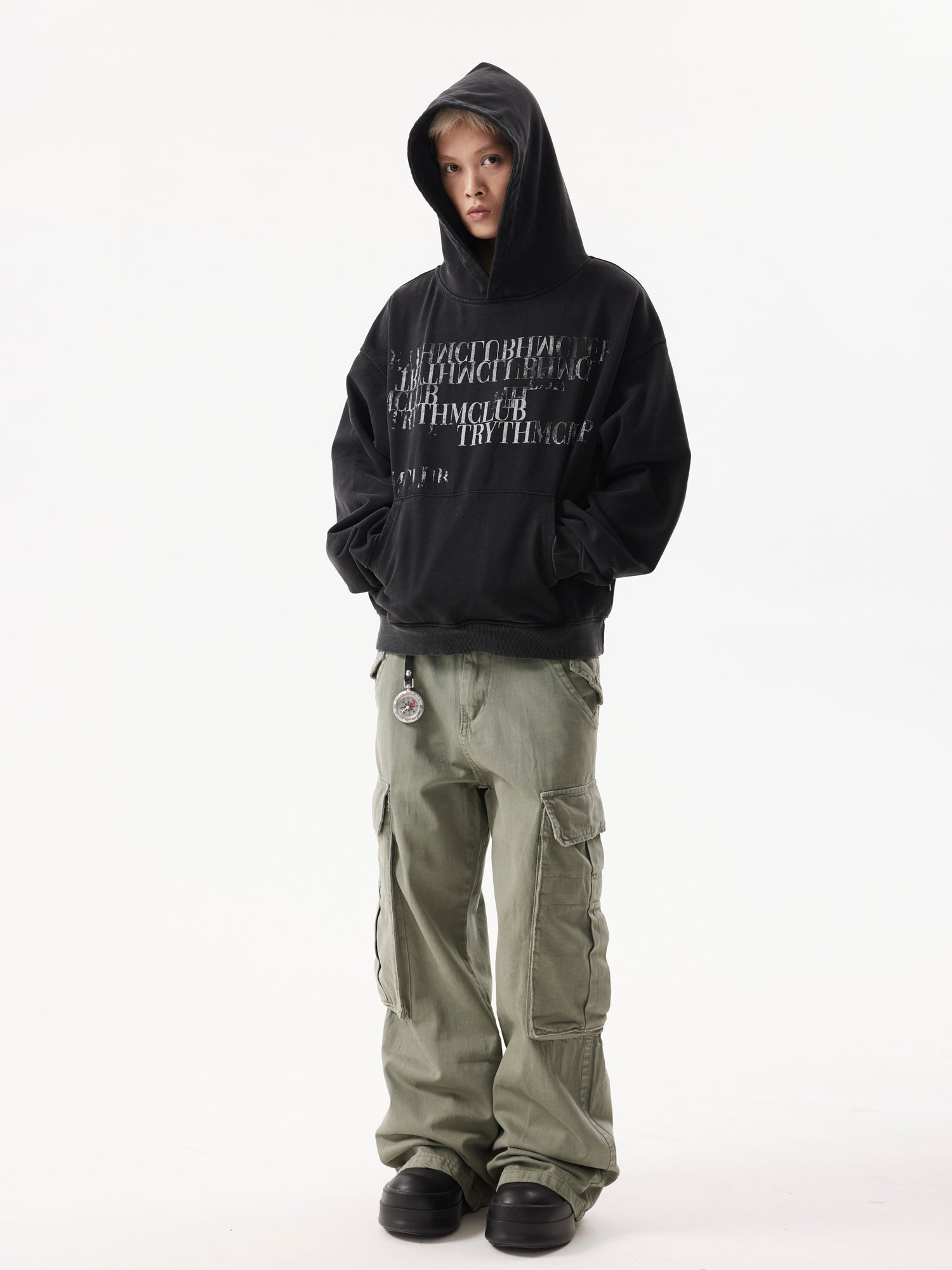 BTSG Faded Slogan Hoodie