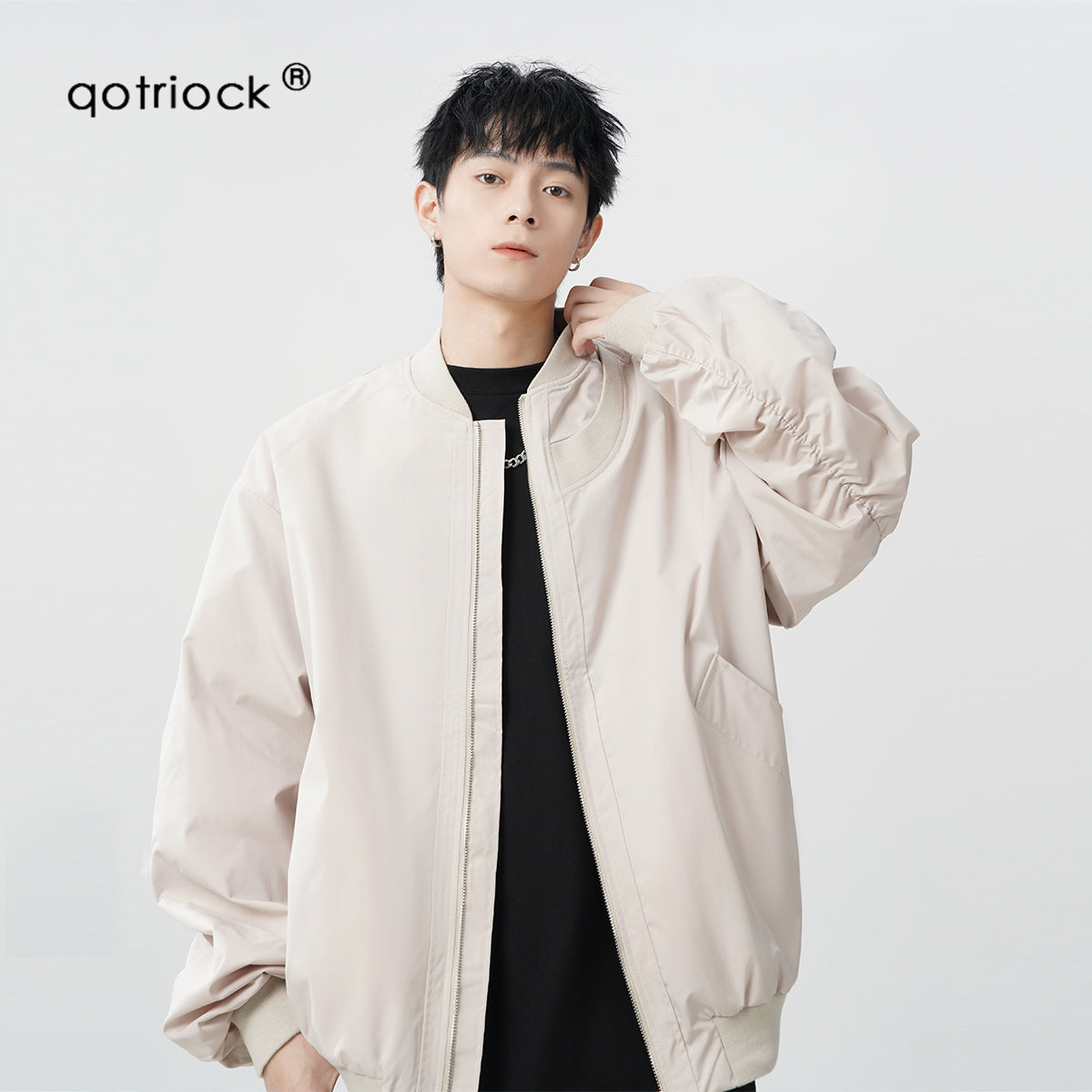 QOTRIOCK Bomber Jacket