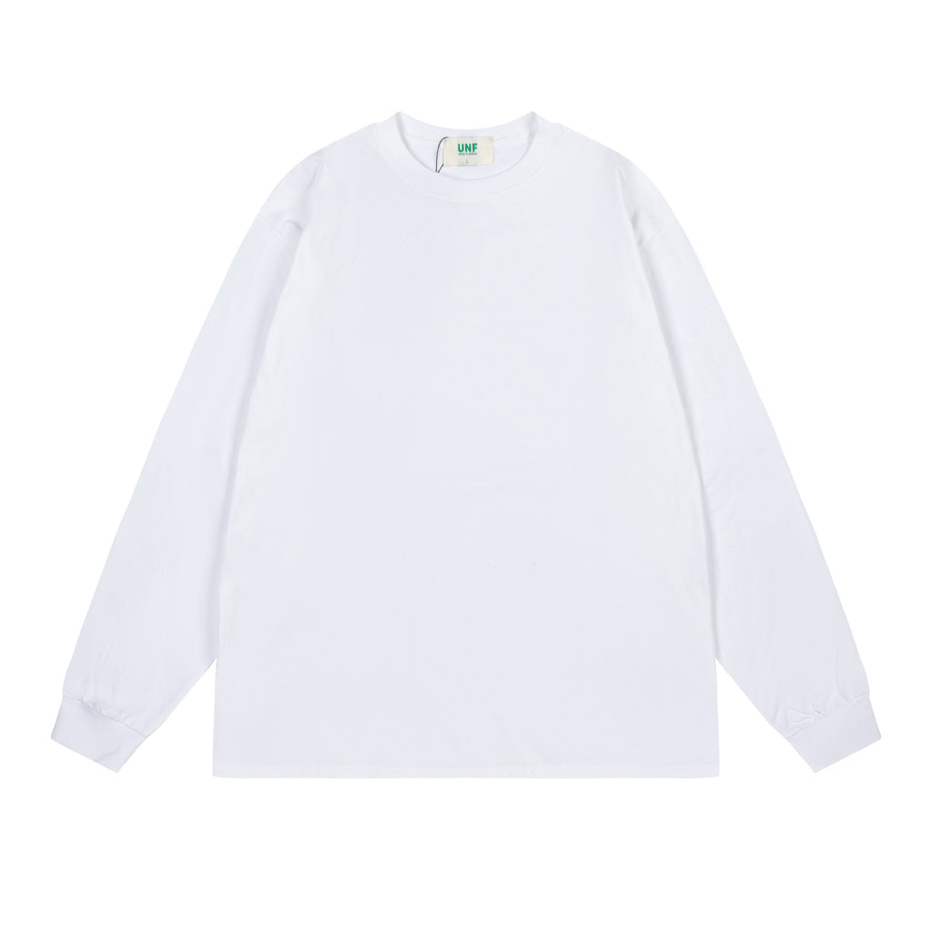 UNF Heavy 100% Cotton Loose Basic Understooth Long Sleeve Tee
