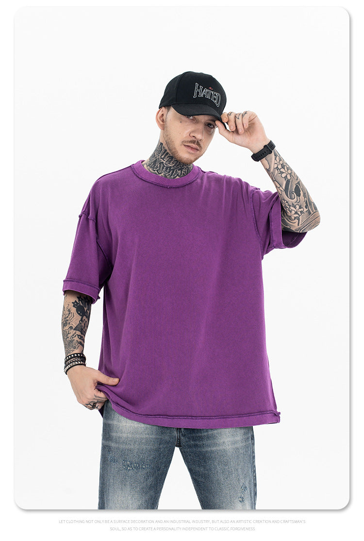 FORGIVNESS  270g Dropped Shoulder Short Sleeve Tee