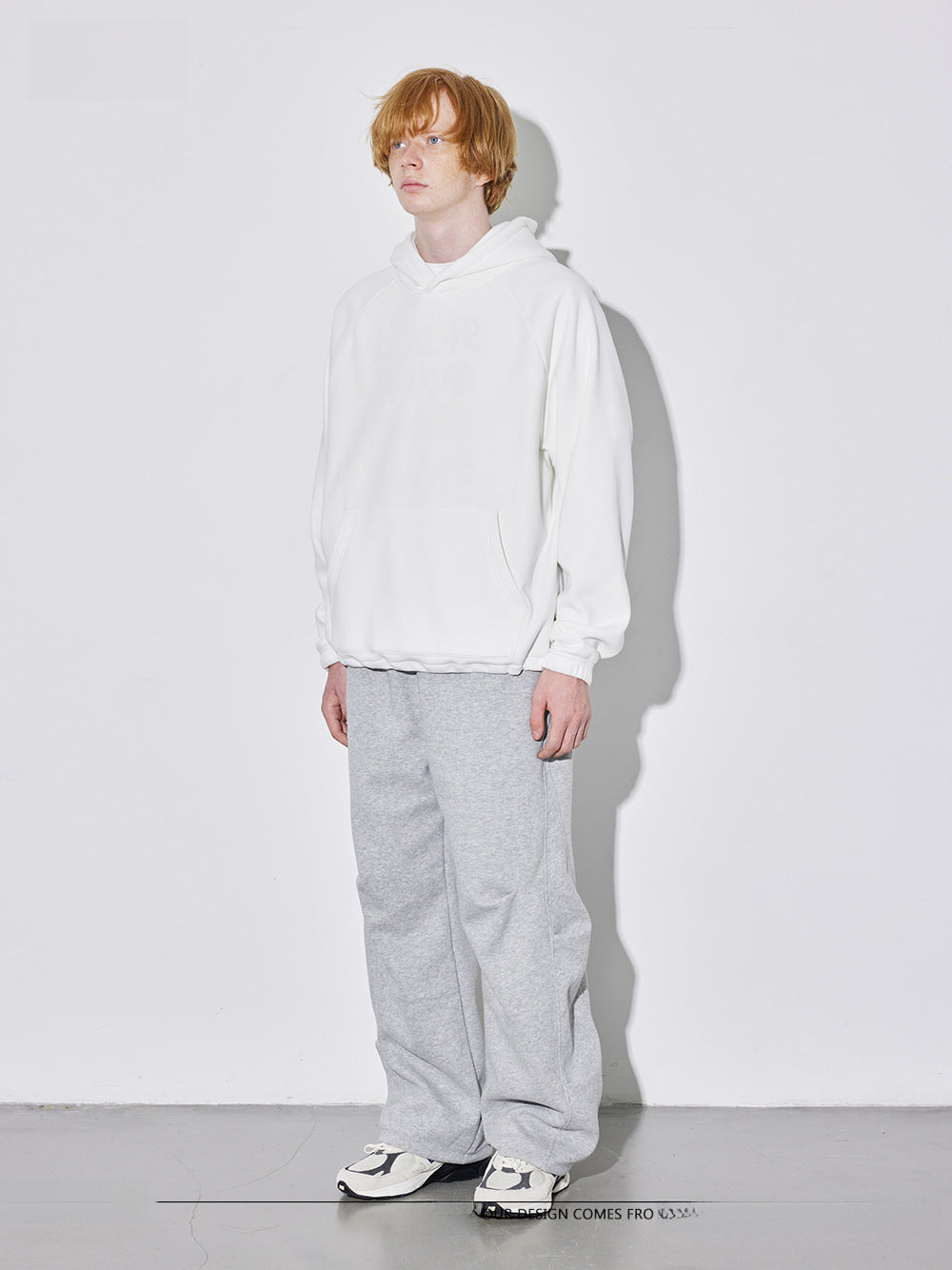 UNF 420g Asian Loose Ribbon with Tighteners Hoodie