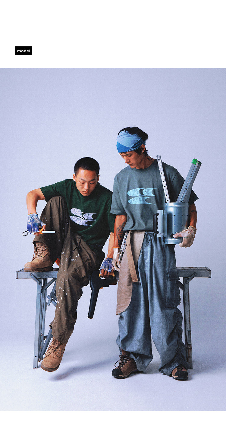 CryingCenter cracked ccc logo Tee