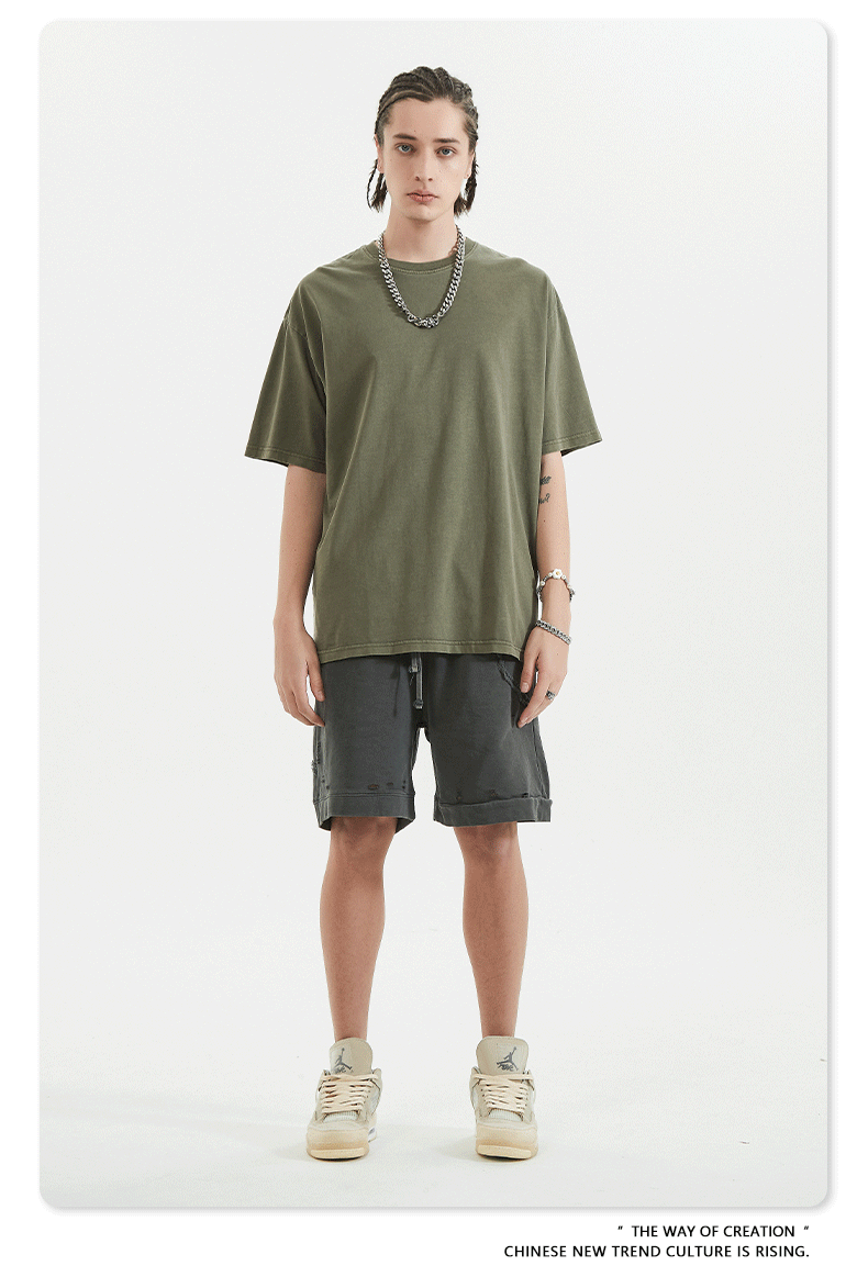 BE Loose Distressed 200G Tee