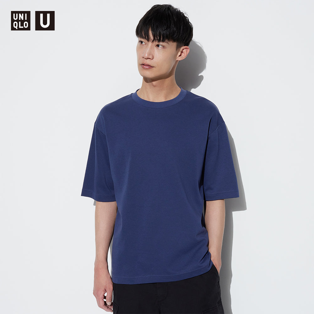 UNIQLO AIRism Loose Crew Neck Short Sleeve Tee