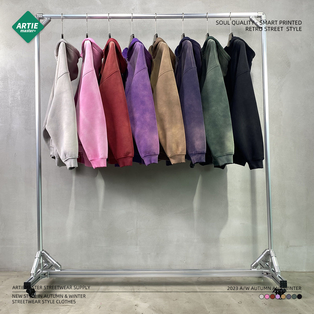 سترة بسحاب مزدوجة الأطراف مصبوغة بالرش من ARTI