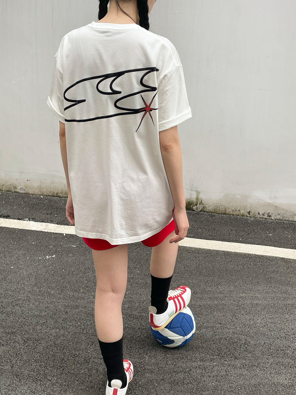 CryingCenter three-dimensional jelly Star Tee