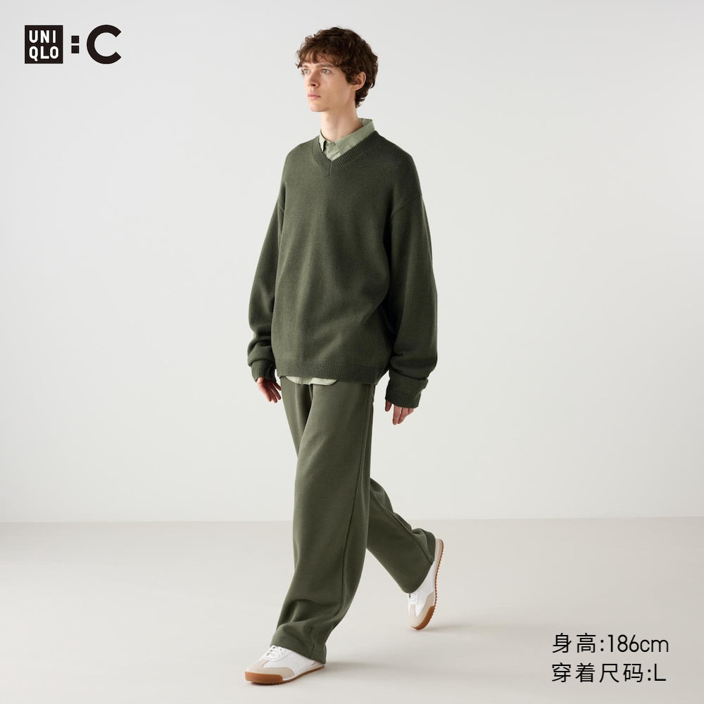 Uniqlo Collaboration أساور سراويل رياضية فضفاضة، بنطال رياضي