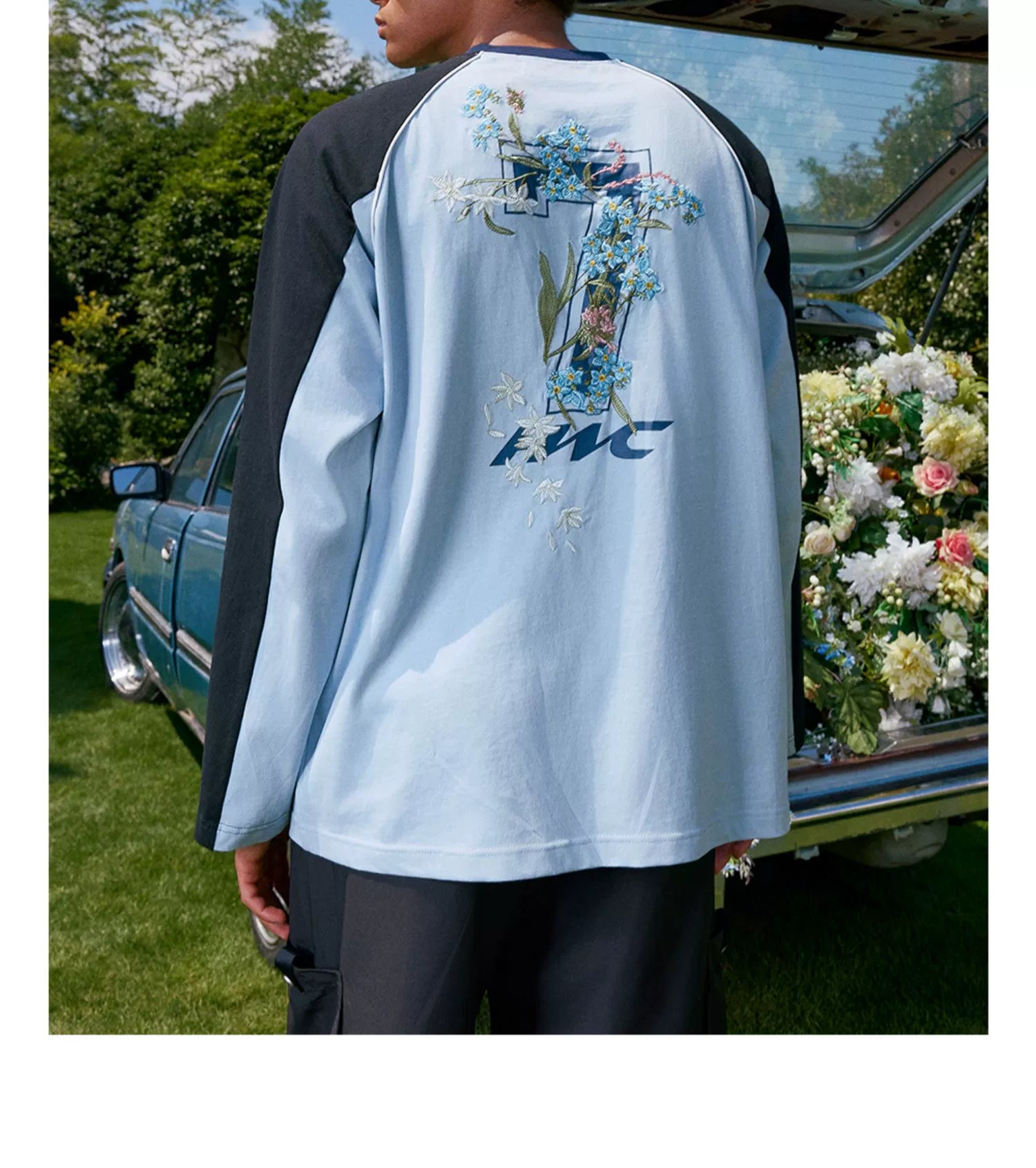 harshandcruel HACR Embroidery Long Sleeve Tee