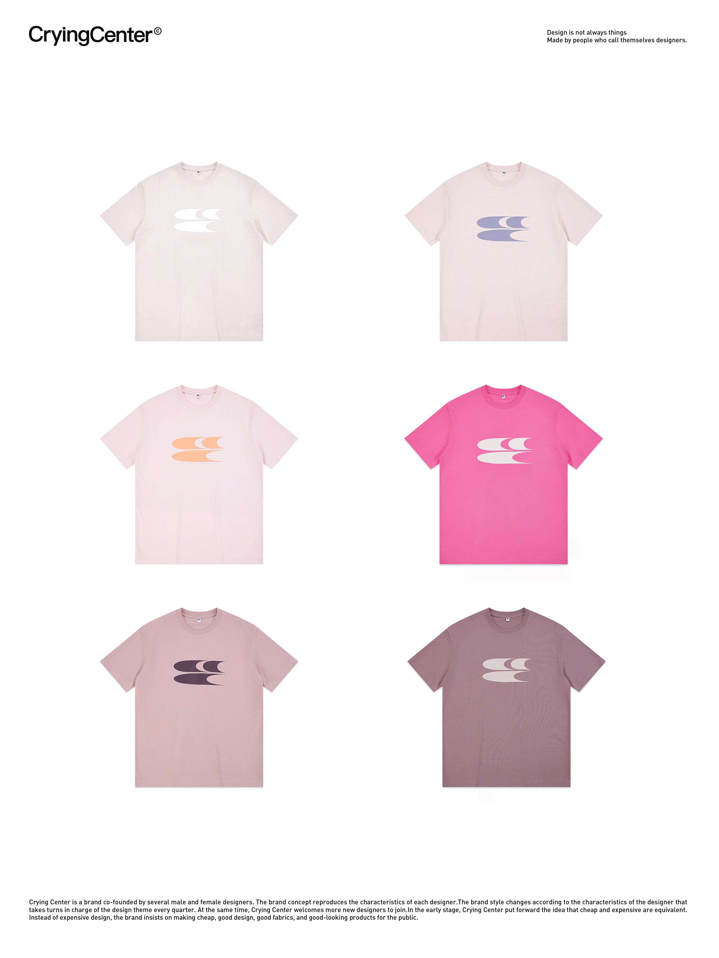 CryingCenter Millennial Vintage Pink Tee