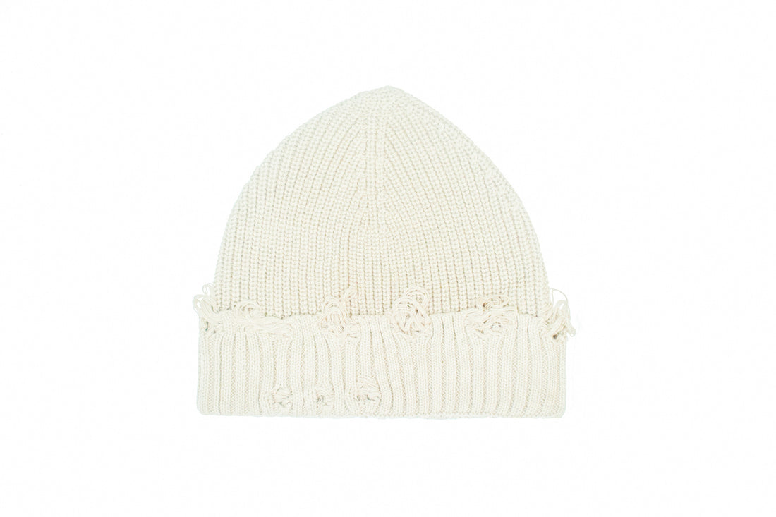 UNF Ripped Knitted Cold Hat Beanie