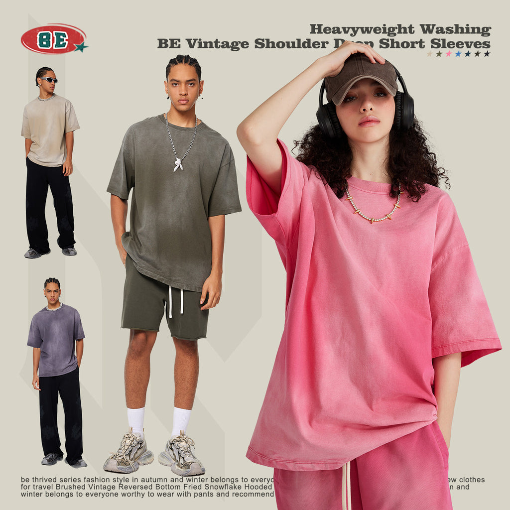 ”Clearance" BE Washed Tee 11 Colors