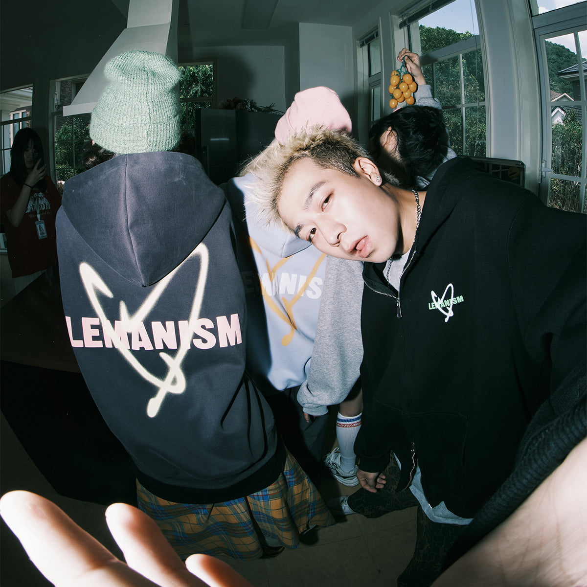 Lemanism Japanese H<3 Zipper Hoodie Jacket