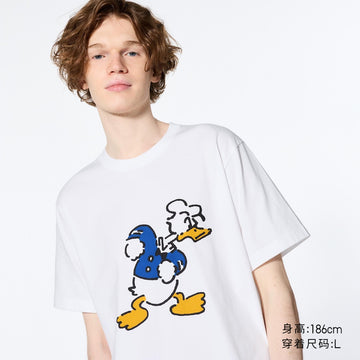 Uniqlo UT MFA short-sleeved printed Tee "Clock Cleaner" Donald Duck