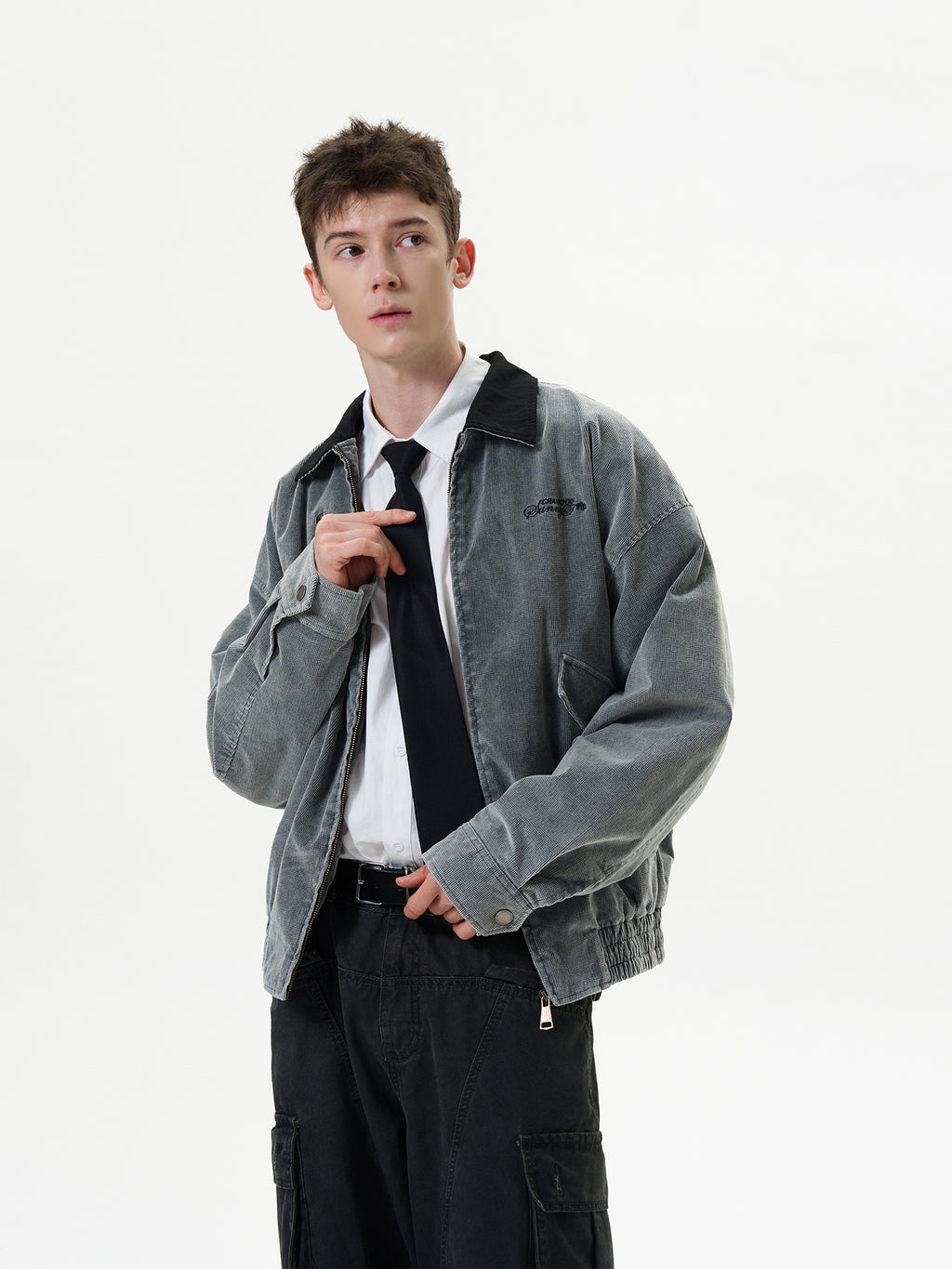 "Clearance" MADWITCH Distressed Corduroy Jacket