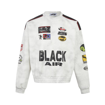 MADEEXTREME 350g Racing Car Print Heavy Sweatshirt