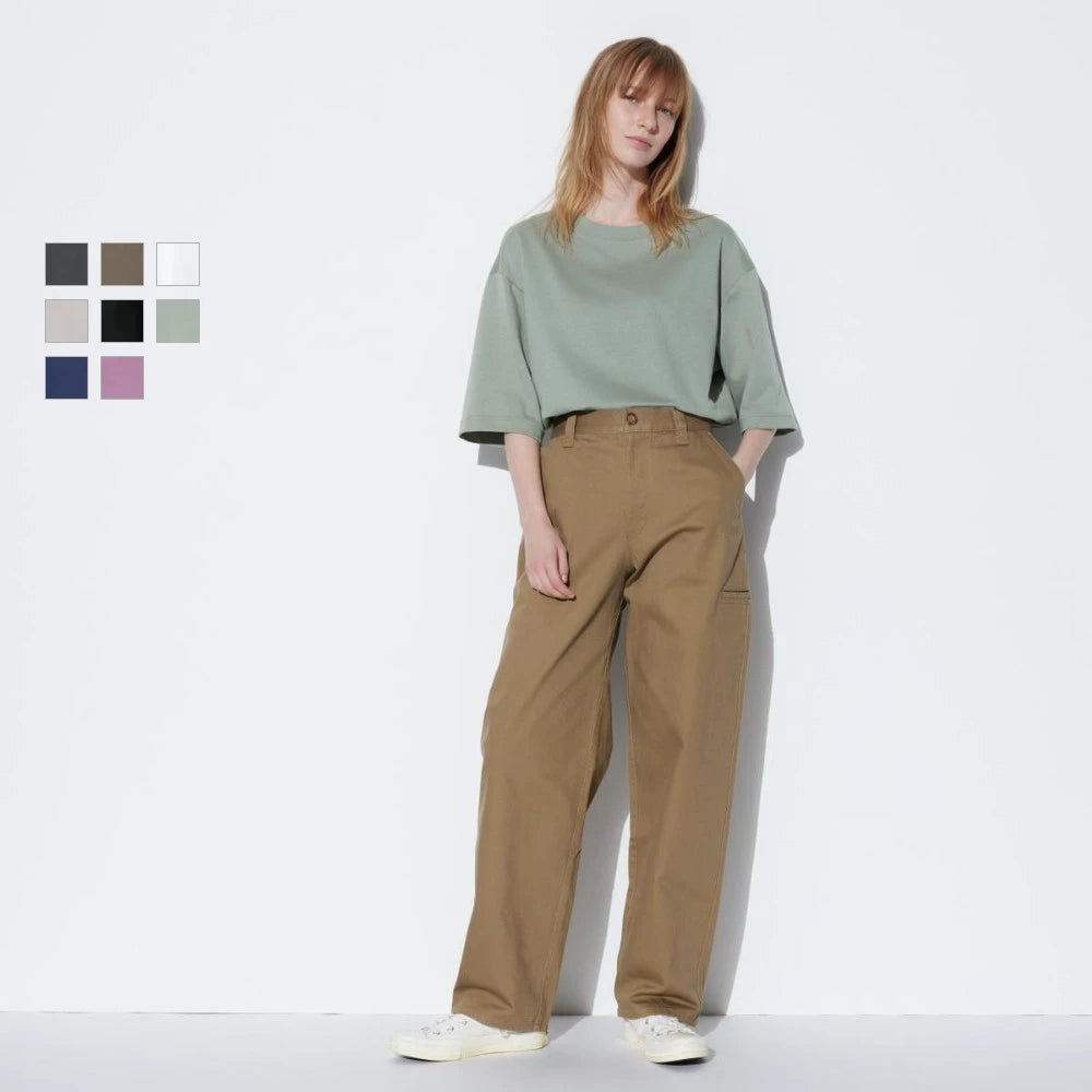 UNIQLO AIRism Loose Crew Neck Short Sleeve Tee