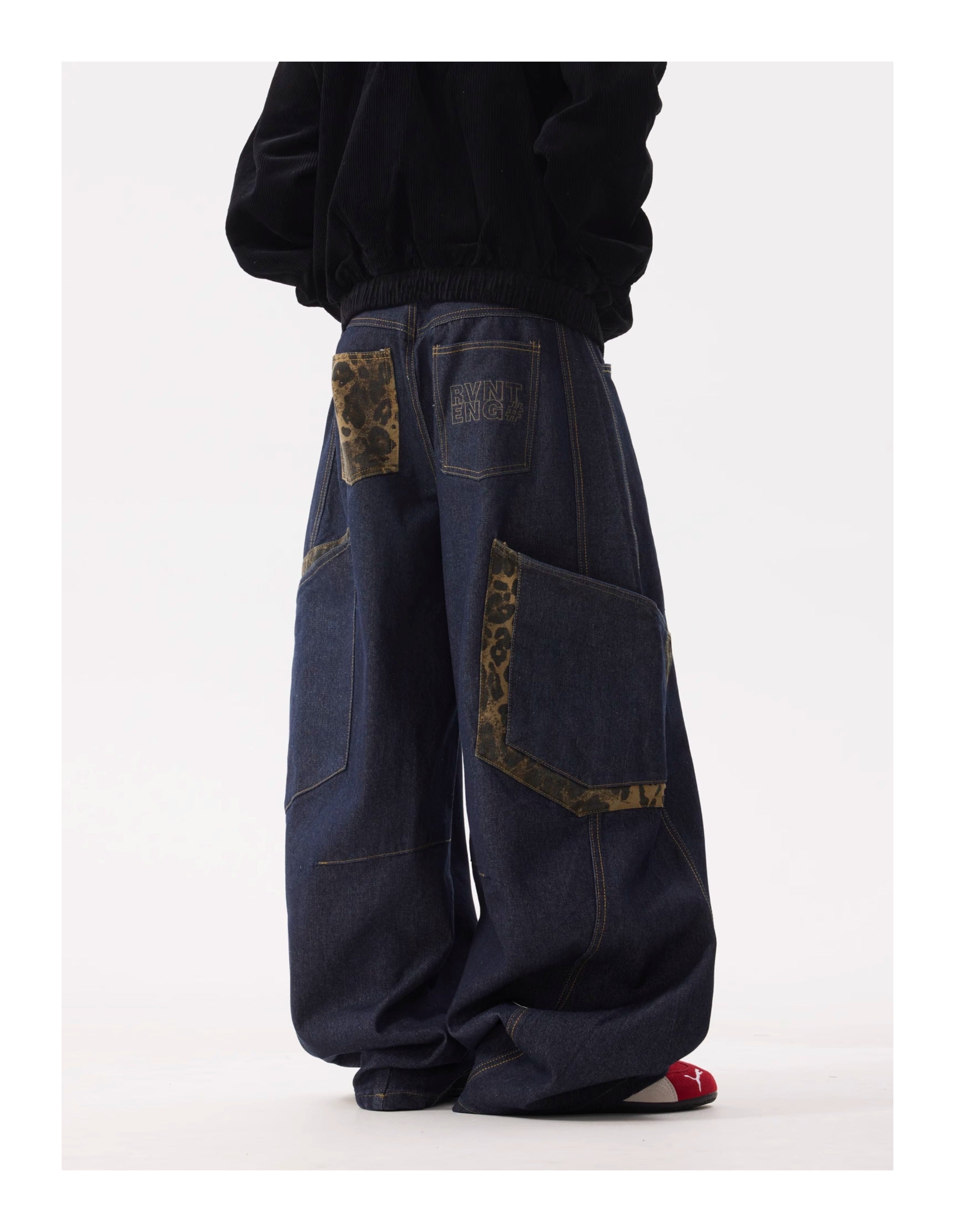 BTSG Leopard Baggy Scimitar Pants