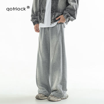 QOTRIOCK Washed slacks Sweatpants