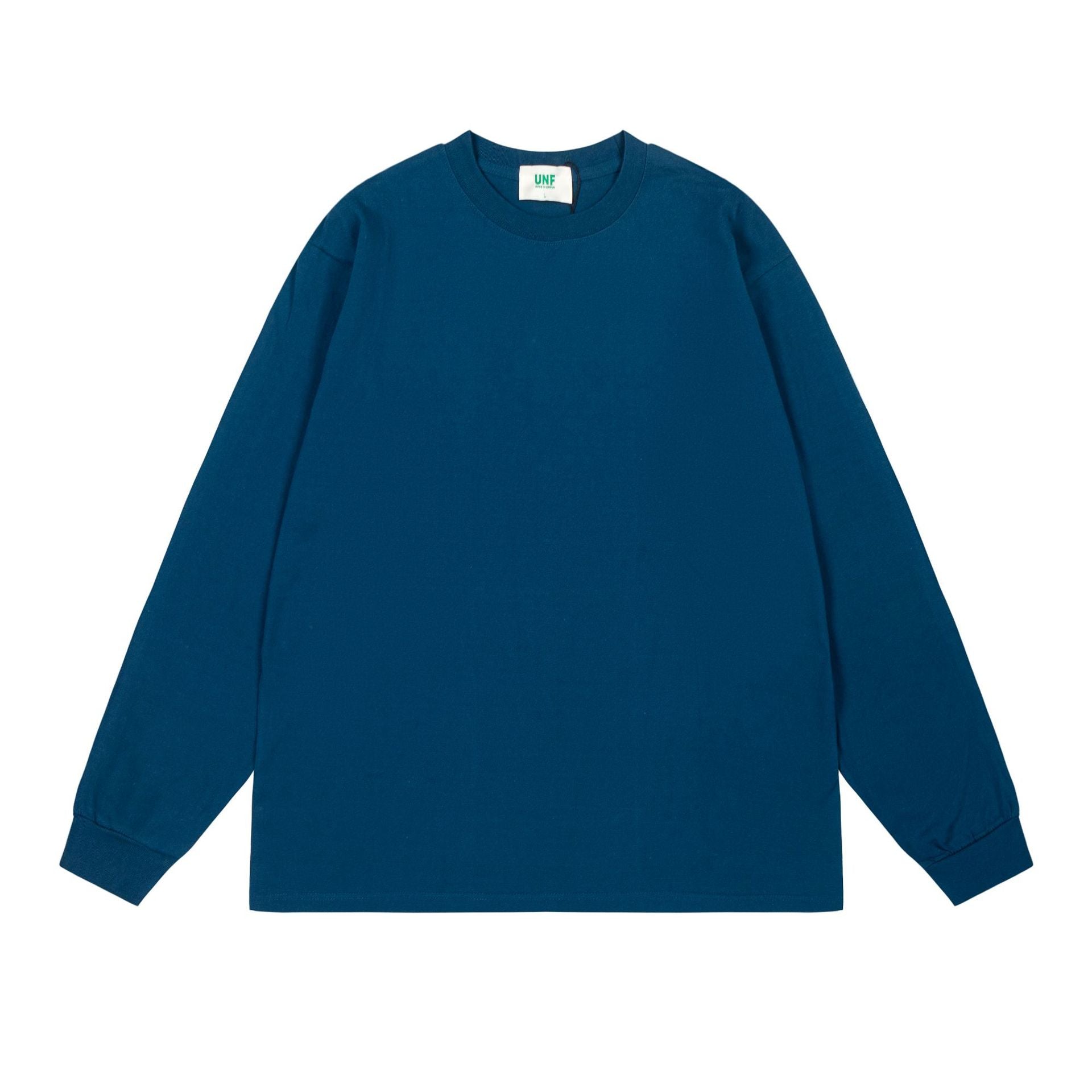 UNF Heavy 100% Cotton Loose Basic Understooth Long Sleeve Tee