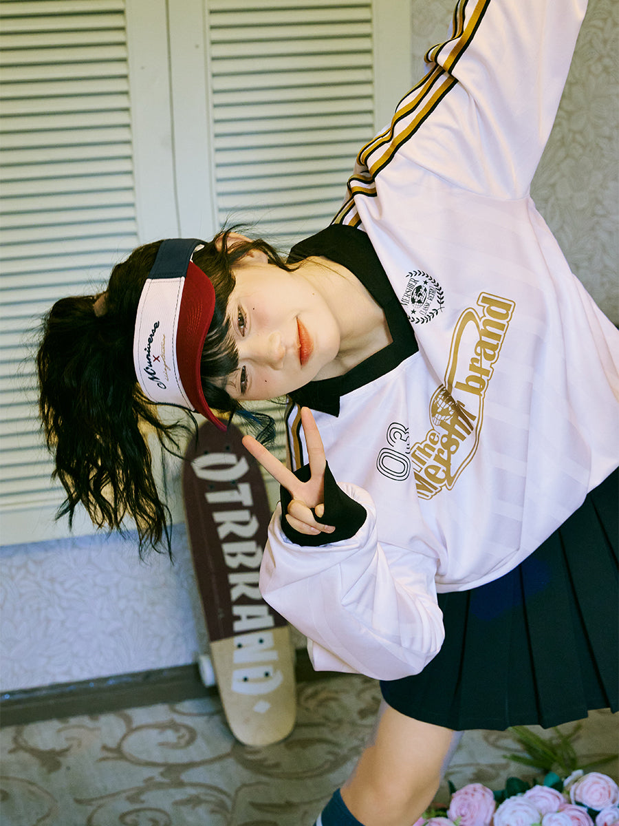 Mershier three-bar V-neck long sleeve Jersey