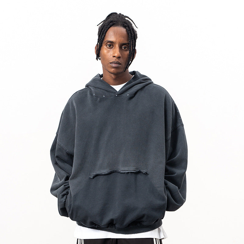 سترة Lanhai New Paris الثقيلة ذات الغسل اللامع