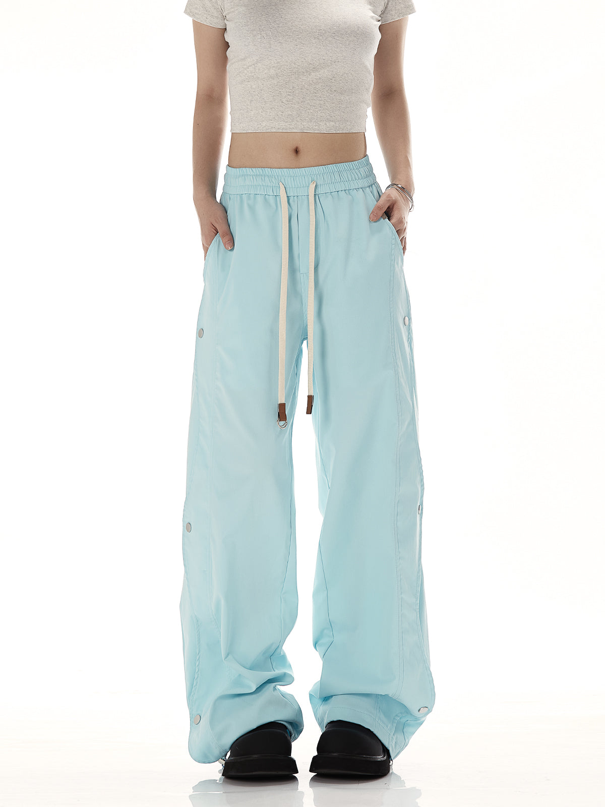 Neresum dopamine pants straight cargo pants patchwork dancing pants