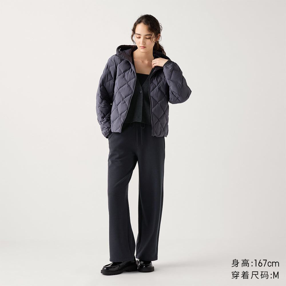 UNIQLO Women's Blended Elastic Wide Pants