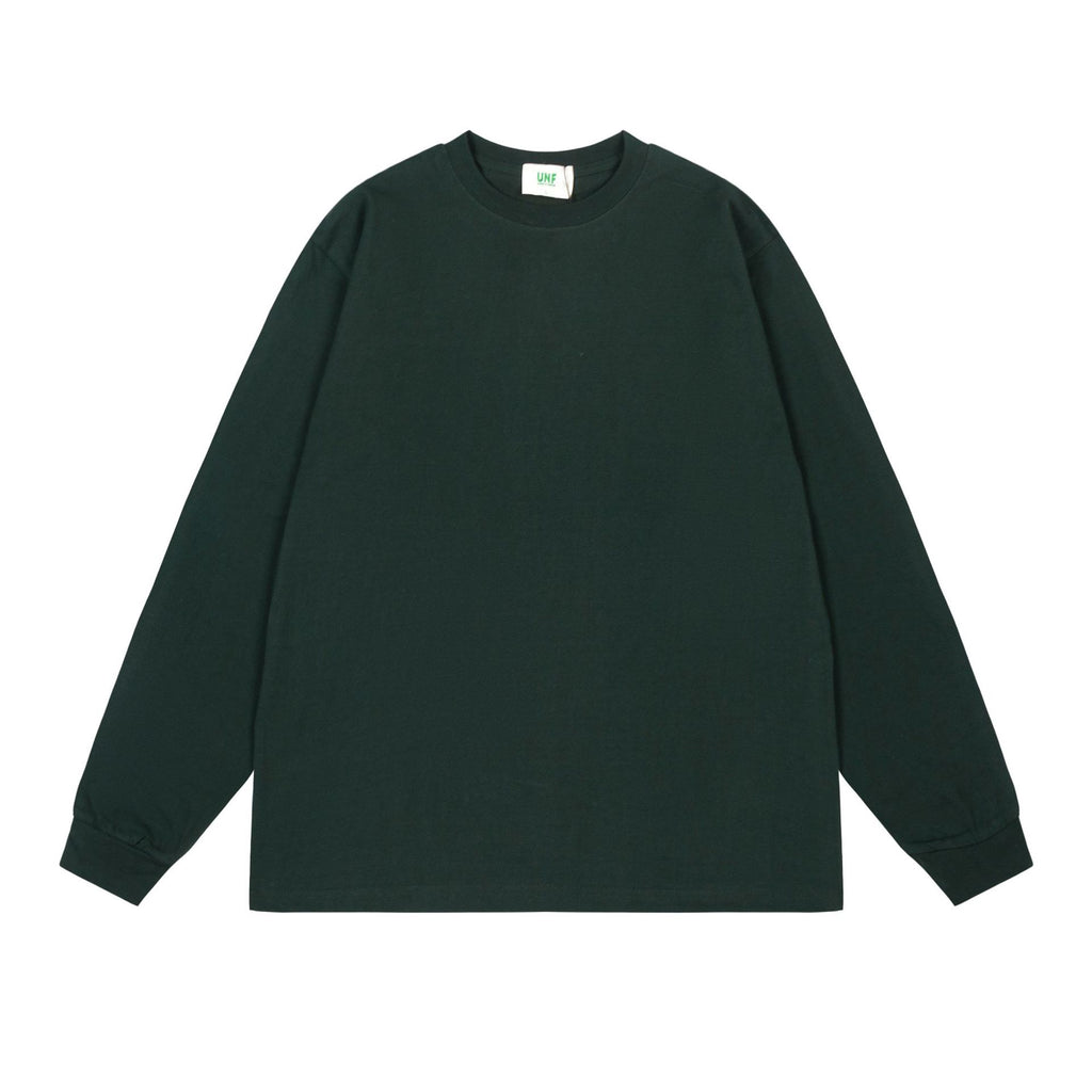 UNF Heavy 100% Cotton Loose Basic Understooth Long Sleeve Tee