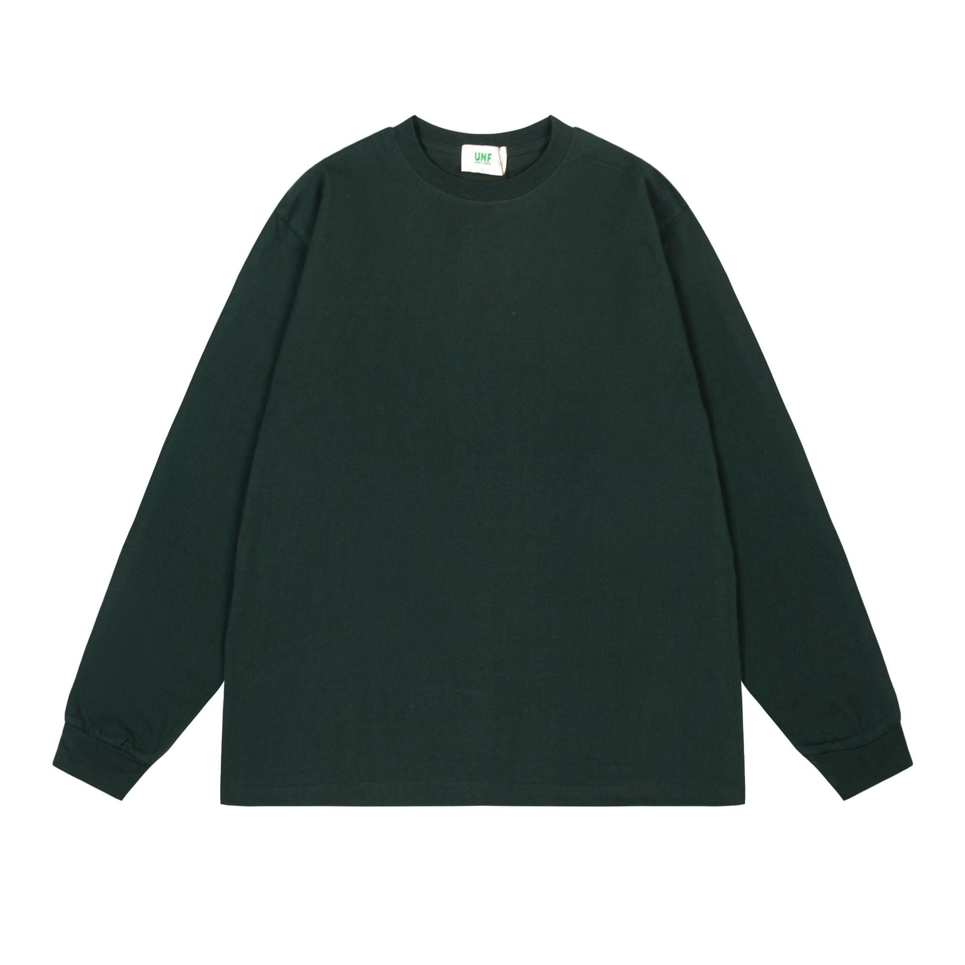 UNF Heavy 100% Cotton Loose Basic Understooth Long Sleeve Tee