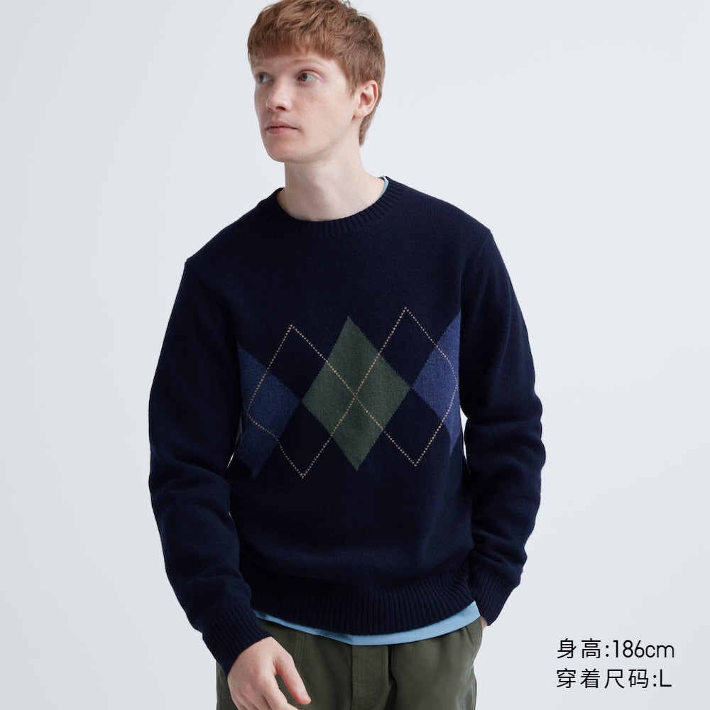 Uniqlo Soft Wool Crewneck Knit Sweater Long Sleeve