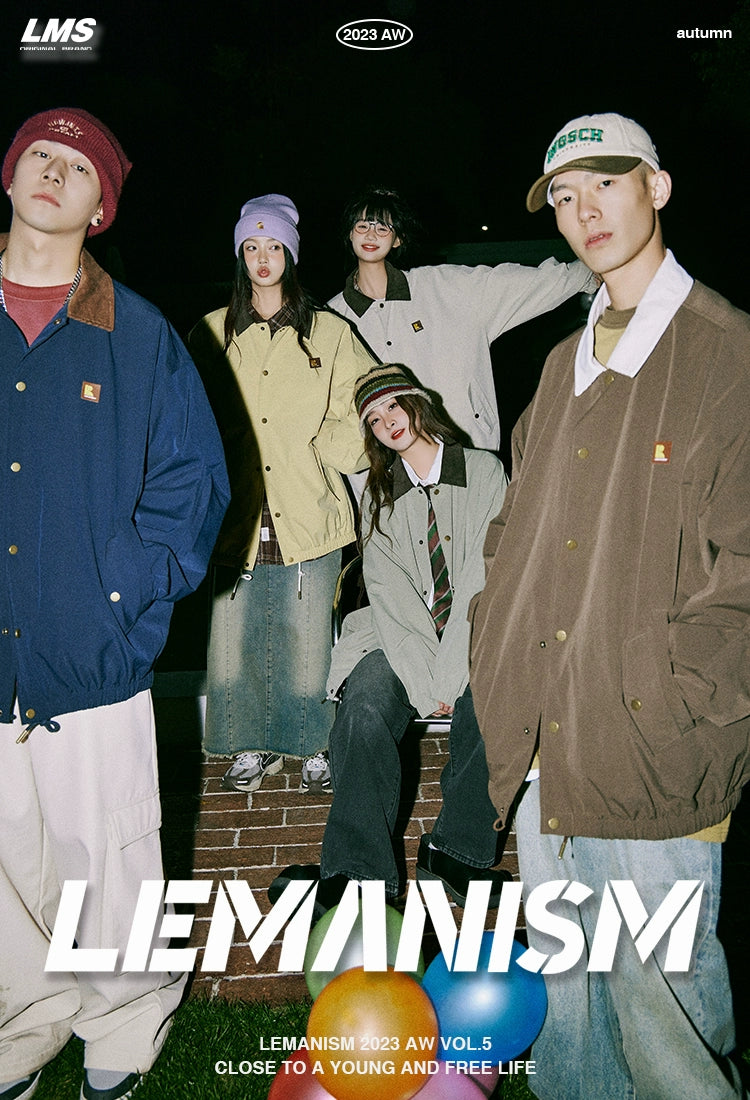 lemanism Lapel Loose Couple Jacket