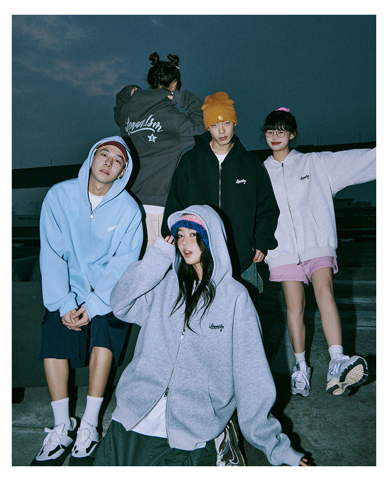 Lemanism 420g 2 Sided Zipper Hoodie Jacket