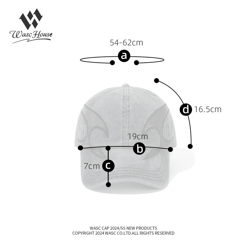 WASC Flame Denim Baseball Cap