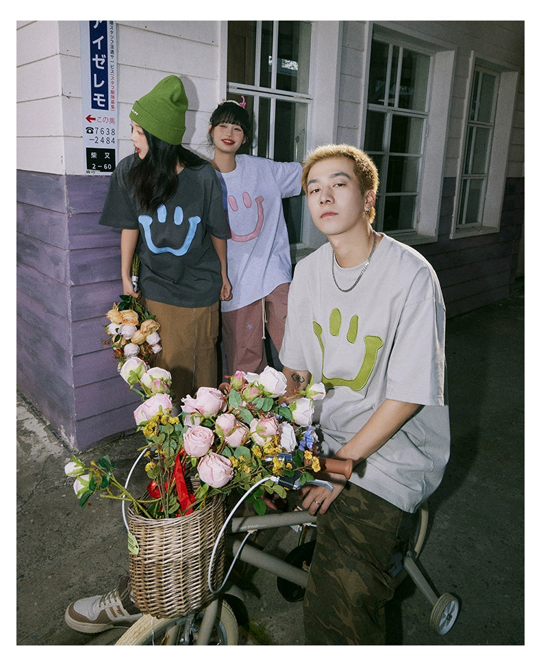 Lemanism 260g Smiley Patch Tee