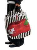 Crying Center Apple Killer Stripe Large Capacity Tote Bag