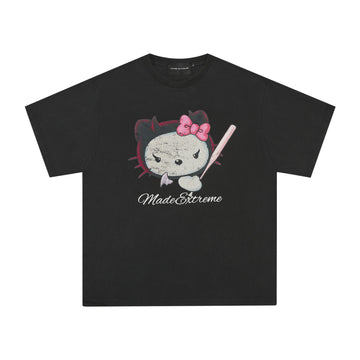 MADEEXTREME Washed Distressed HELLOKITTY Tee