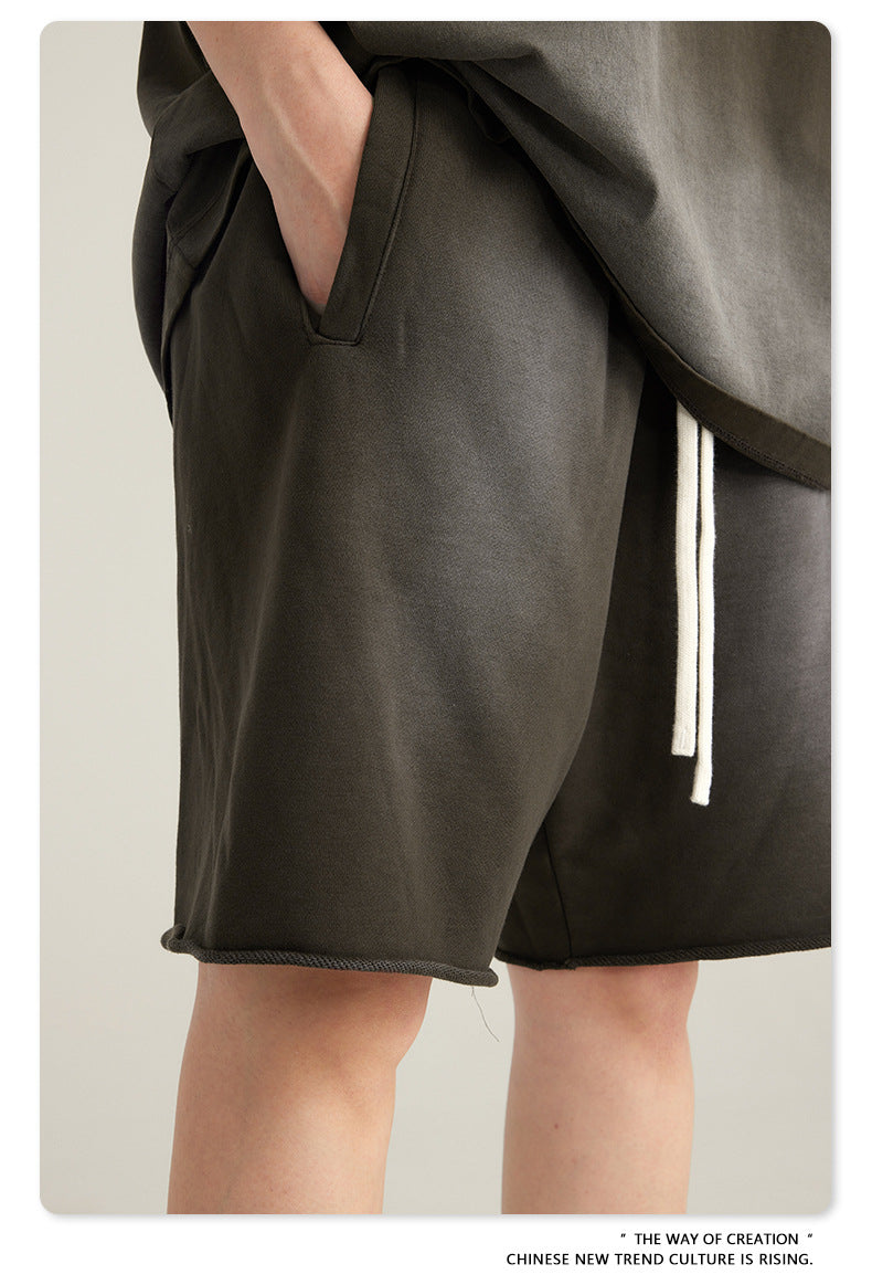 BE Heavy Wash Gradient 440G 100% Cotton Shorts