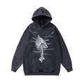 TKPA SKELETON Washed 100% Cotton Hoodie