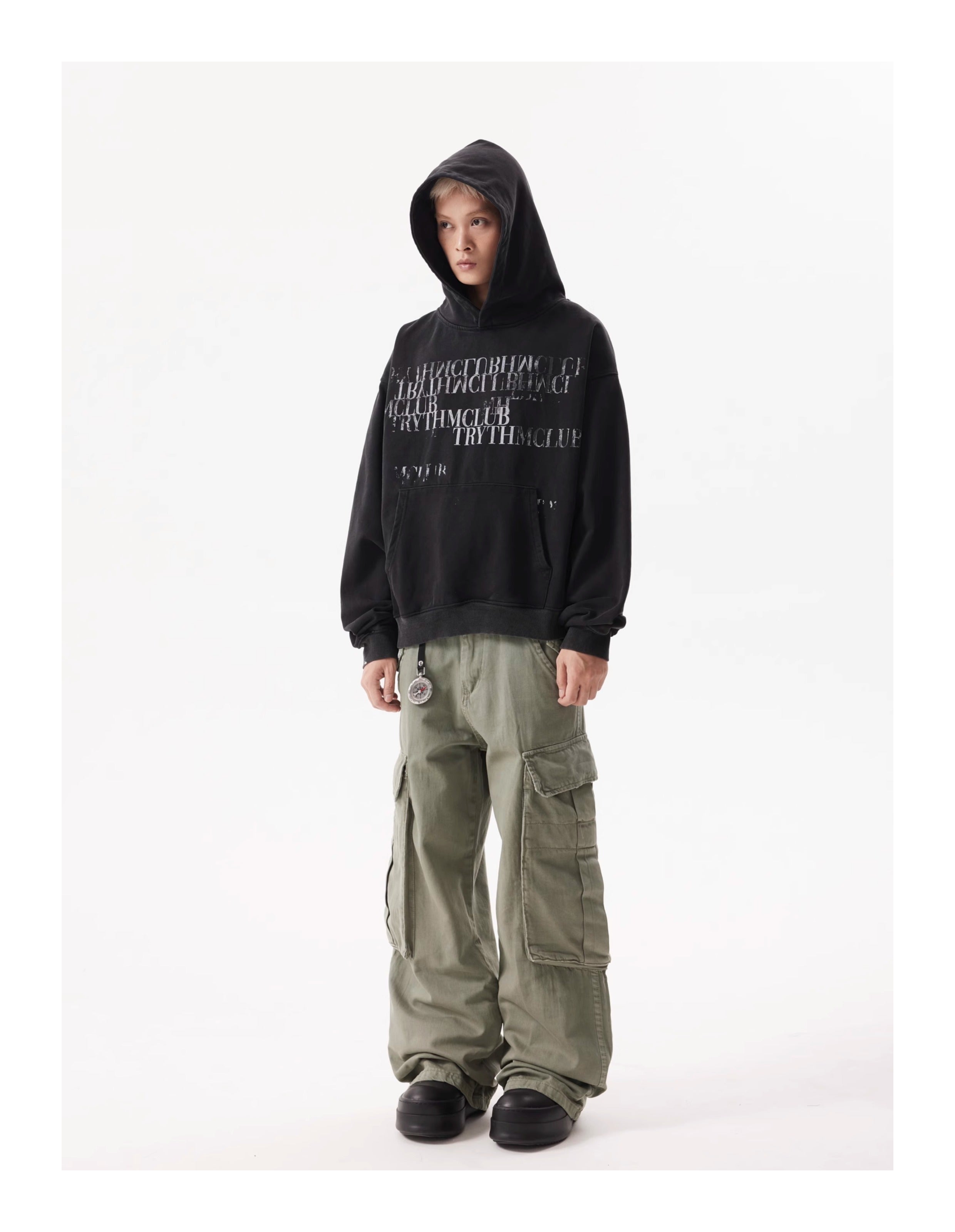 BTSG Faded Slogan Hoodie