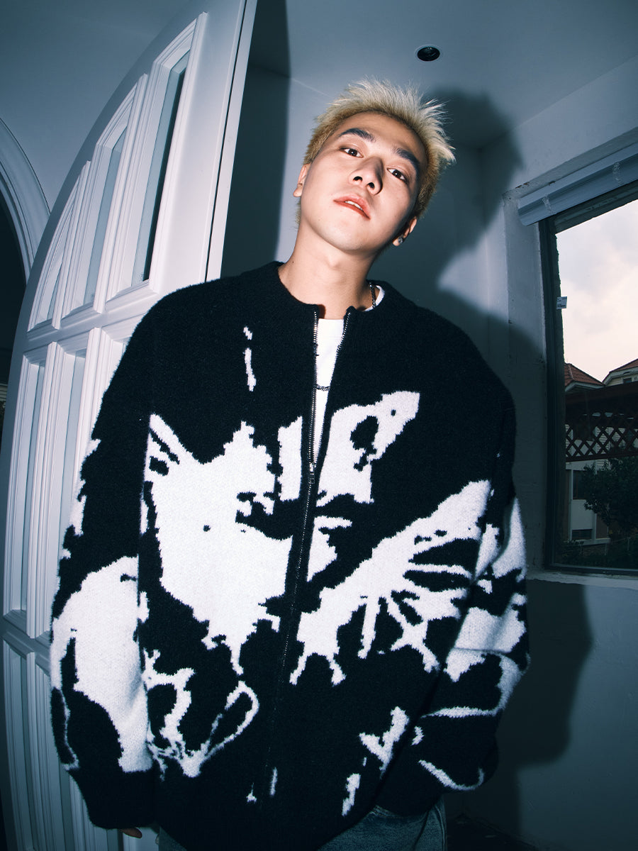 Lemanism Vintage Cardigan Sweater